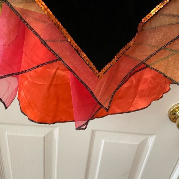 Chasing Fireflies Autumn Whimsical Asymmetrical Velvet Sequins Girls Dress 12 - Picture 15 of 16